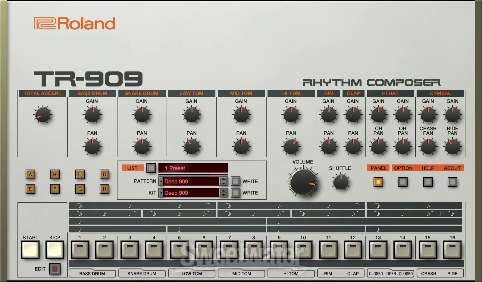 Программное обеспечение драм-машины Roland TR-909 – заказать по доступной  цене из-за рубежа в «CDEK.Shopping»