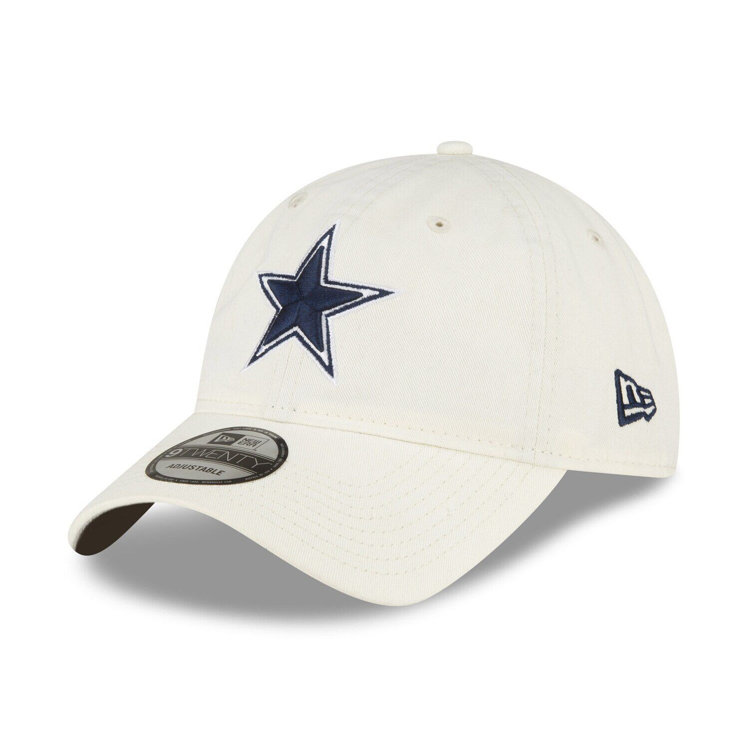 

Мужская регулируемая шапка New Era Cream Dallas Cowboys Core Classic 2.0Â 9TWENTY