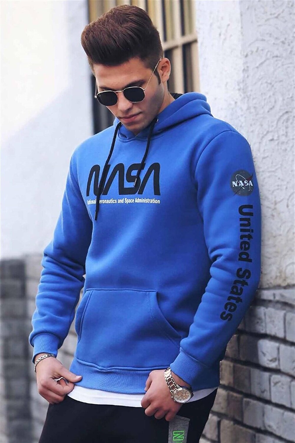 

Толстовка с капюшоном Printed Saks 4385 MADMEXT