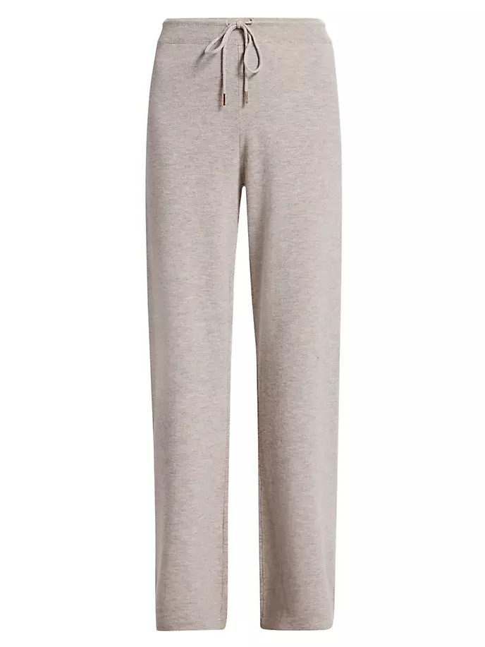 

Широкие брюки двойной вязки на кулиске Stellae Dux, цвет heather coconut