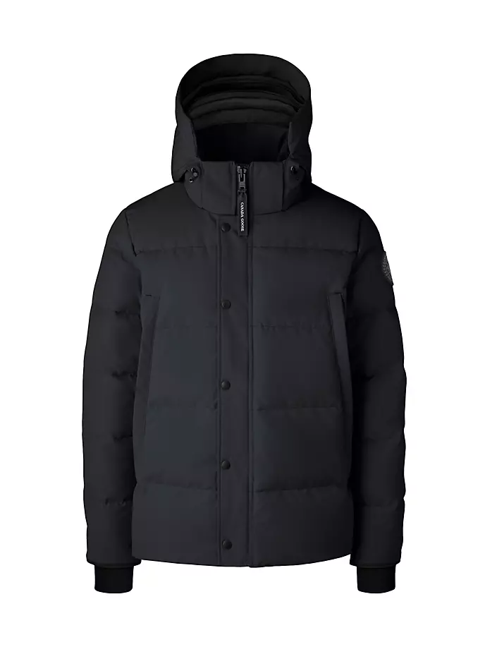 

Парка приталенного кроя Wyndham Black Label Canada Goose, темно-синий