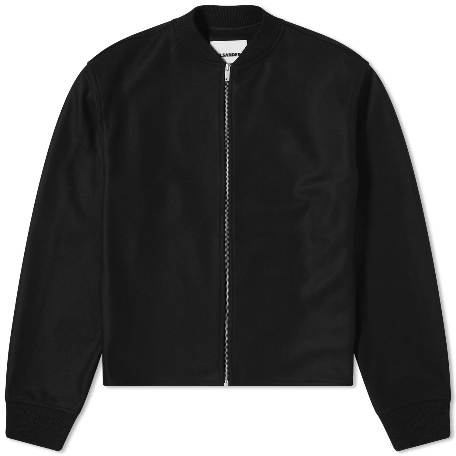 

Куртка Jil Sander Melton Wool Bomber, черный
