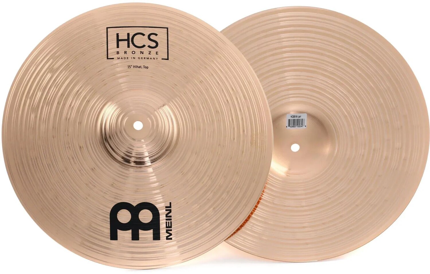 

Тарелки Meinl 15 дюймов HCS Bronze Тарелки для хай-хэта