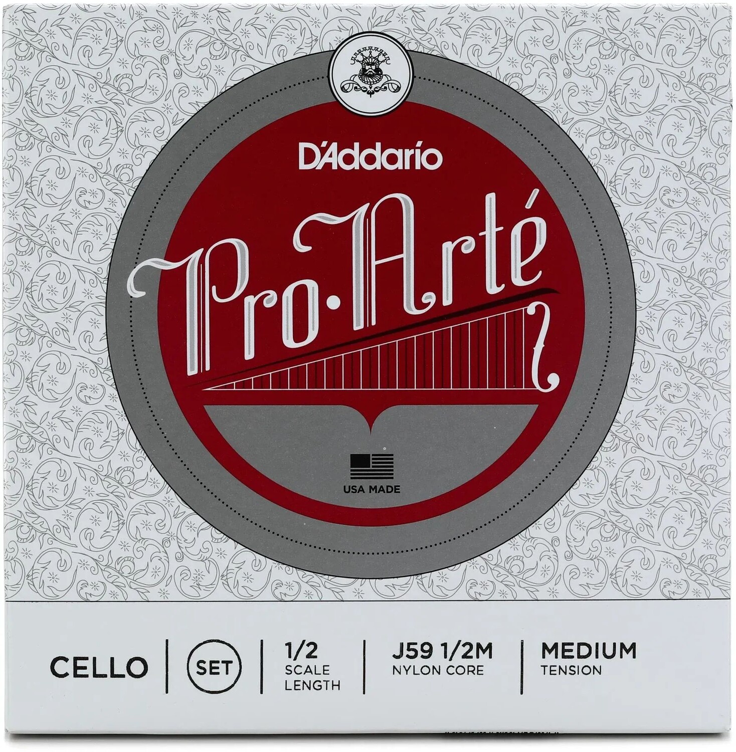 

D'Addario J59 Pro-Arte Набор струн для виолончели — размер 1/2, среднее натяжение