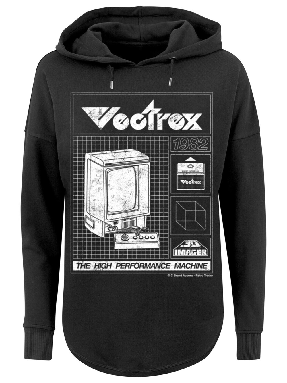 

Толстовка F4Nt4Stic Retro Gaming Vectrex 1982, черный