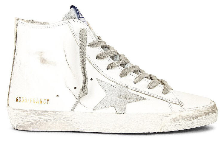 

Кроссовки Golden Goose Francy высокие, белый / серый