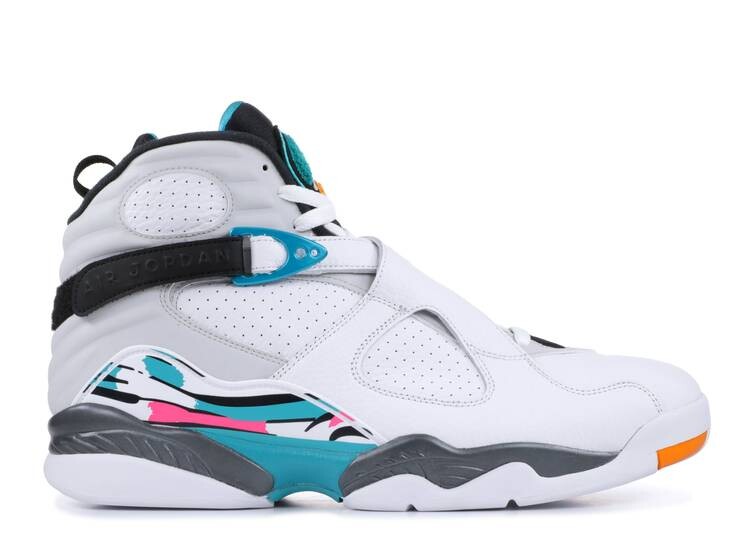 

Кроссовки AIR JORDAN 8 RETRO 'SOUTH BEACH', белый, Белый;серый