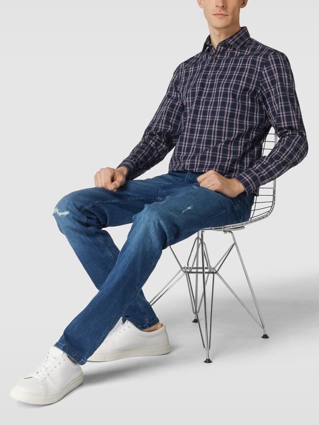 

Джинсы с поношенным видом McNeal, голубой