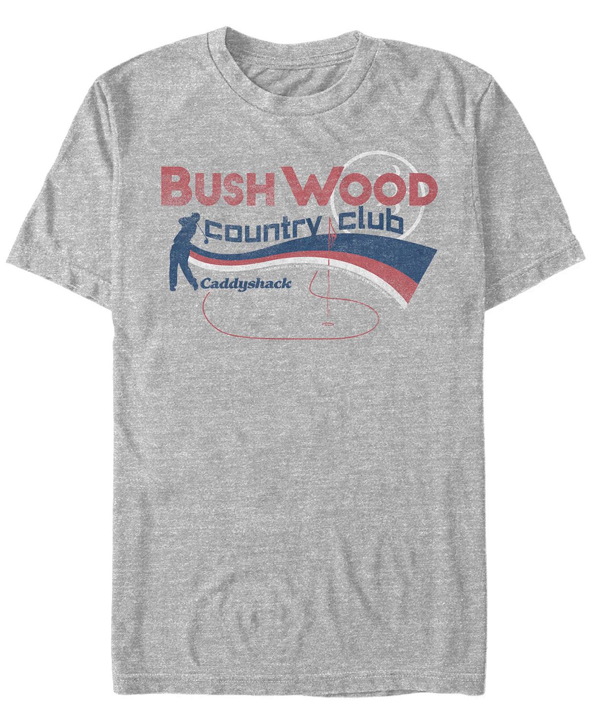 Мужская футболка Caddyshack Bushwood Club Line с коротким рукавом Fifth Sun мужская футболка nerf blasters line art с коротким рукавом fifth sun синий