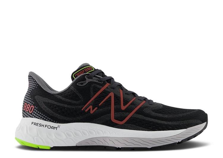 

Кроссовки New Balance FRESH FOAM X 880V13 'BLACK BRICK RED', черный