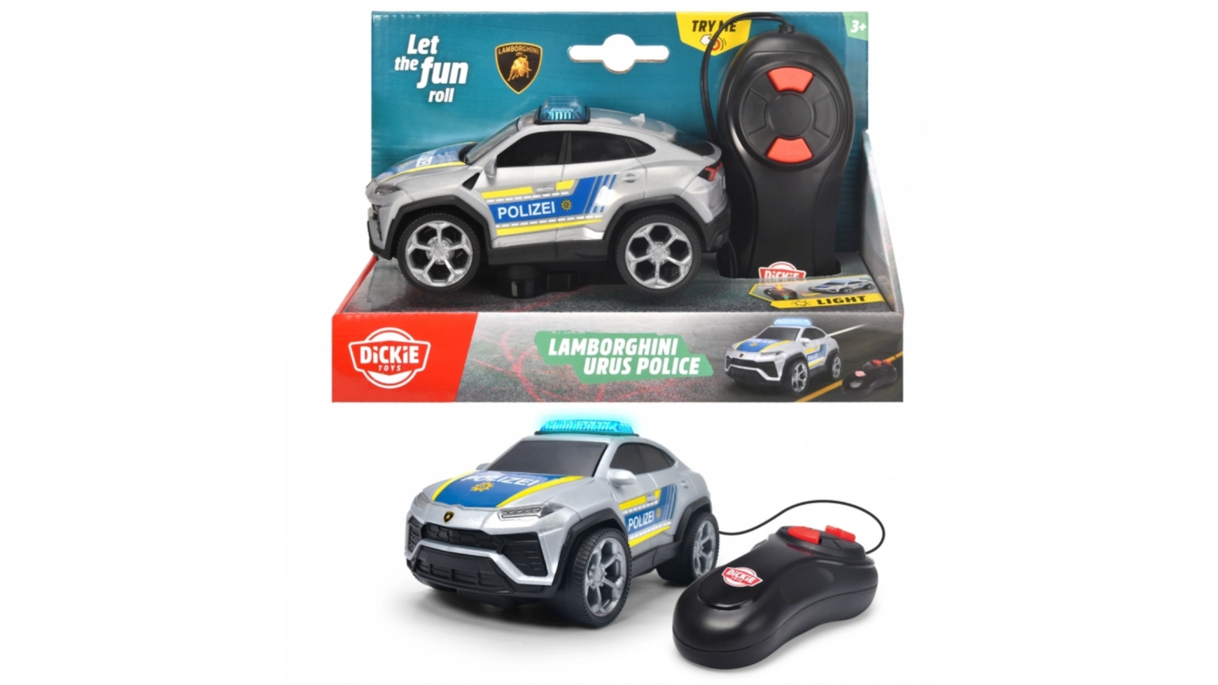 Dickie Toys Полицейская машина Lamborghini Urus, игрушечный автомобиль полицейская машинка citroën фрикционная 15 см свет звук dickie toys 3712014 3