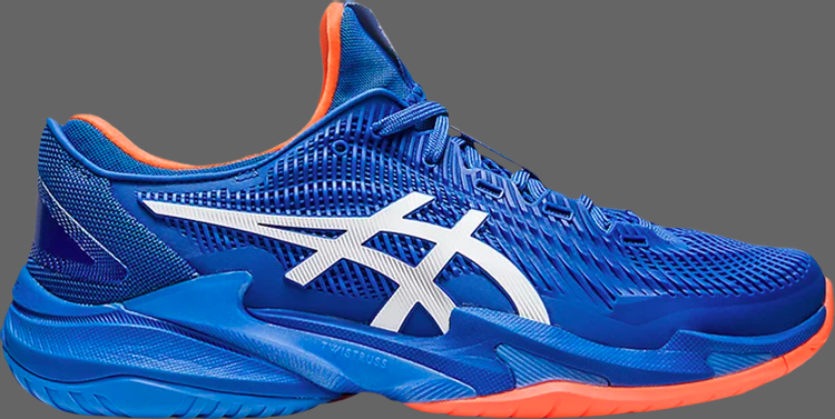 Кроссовки court ff 3 novak 'tuna blue' Asics, синий - фото