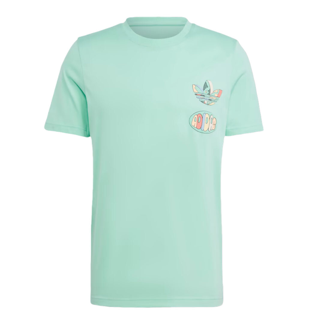 

Футболка Adidas Originals Enjoy Summer Front/Back Graphic, зеленый