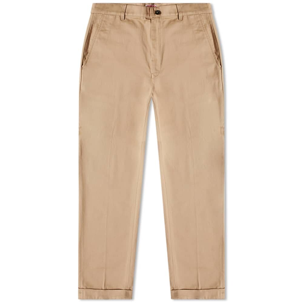 

Брюки Kenzo Straight Leg Chino, Коричневый