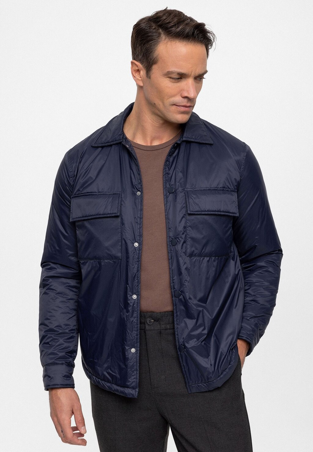 

Куртка среднего сезона Snap Closure Weight Antioch, цвет navy