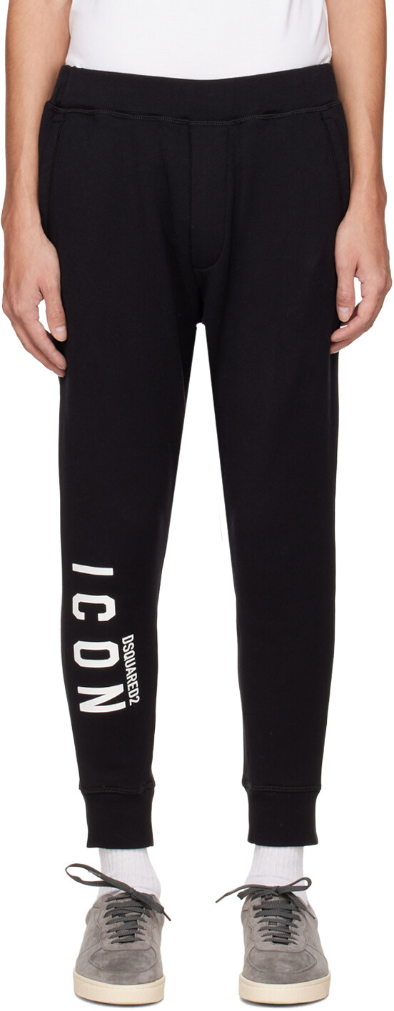 

Черные брюки Icon Sexy Lounge Dsquared2, Черный