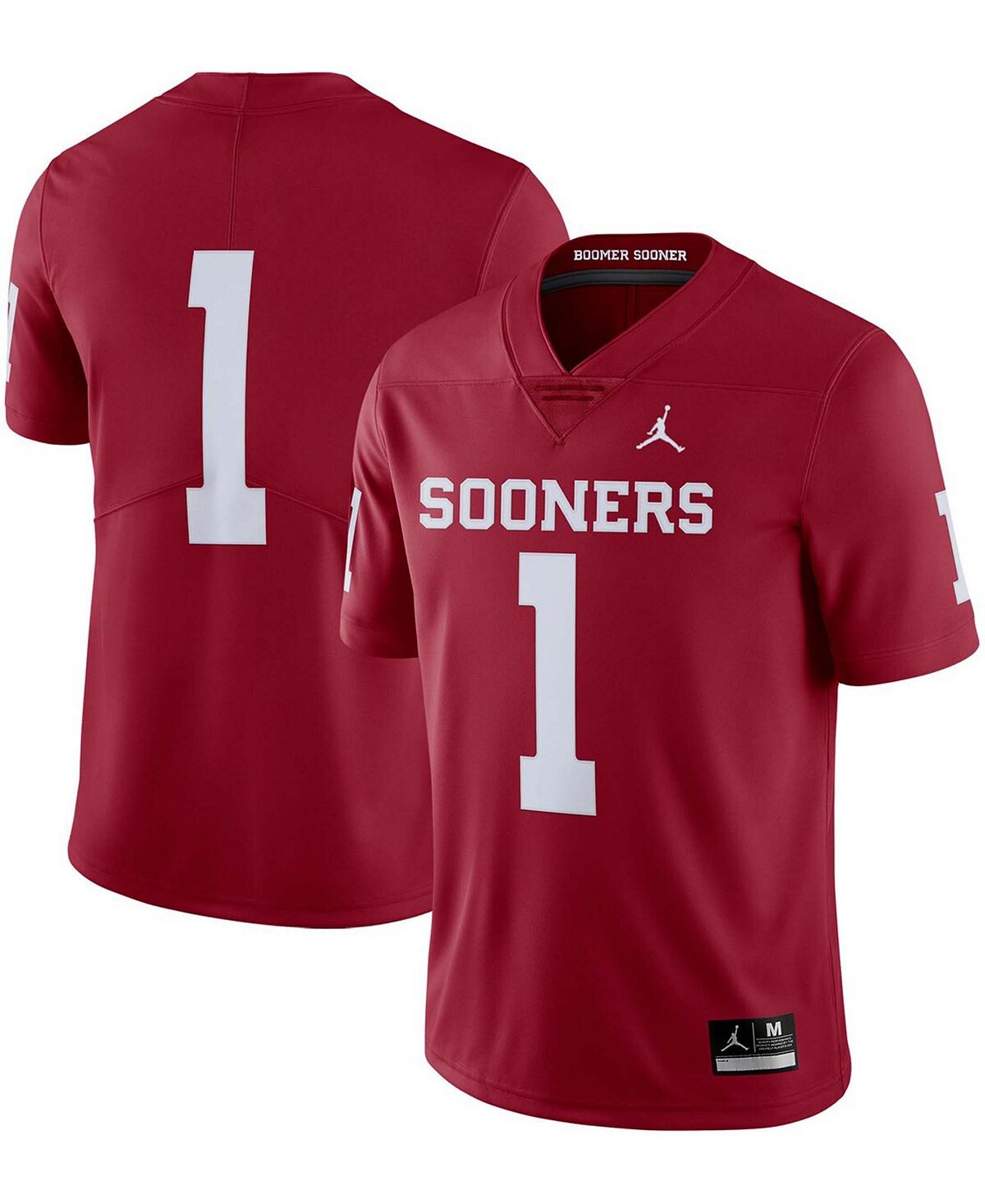 

Мужское малиновое джерси oklahoma sooners team limited Jordan