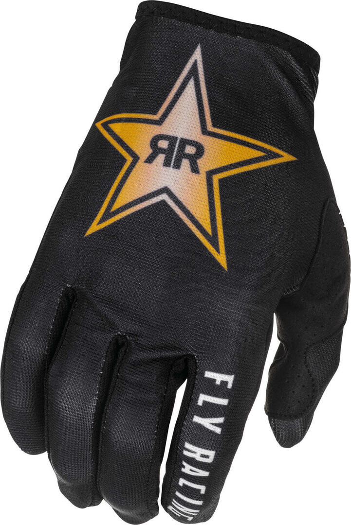 

Перчатки Fly Racing Lite Rockstar для мотокросса, черный/желтый