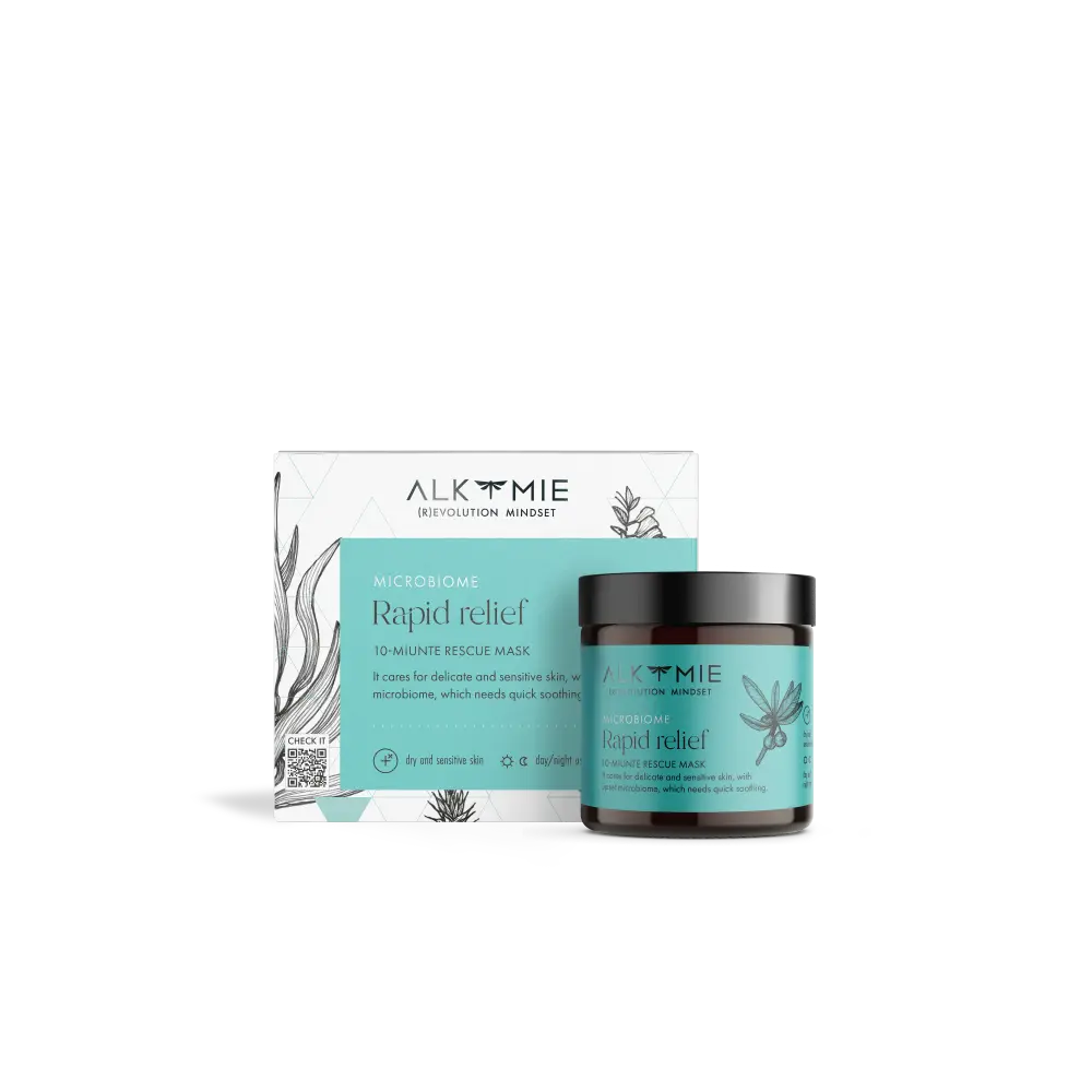 

Alkmie Microbiome Rapid Relief спасательная маска для лица, 60 мл