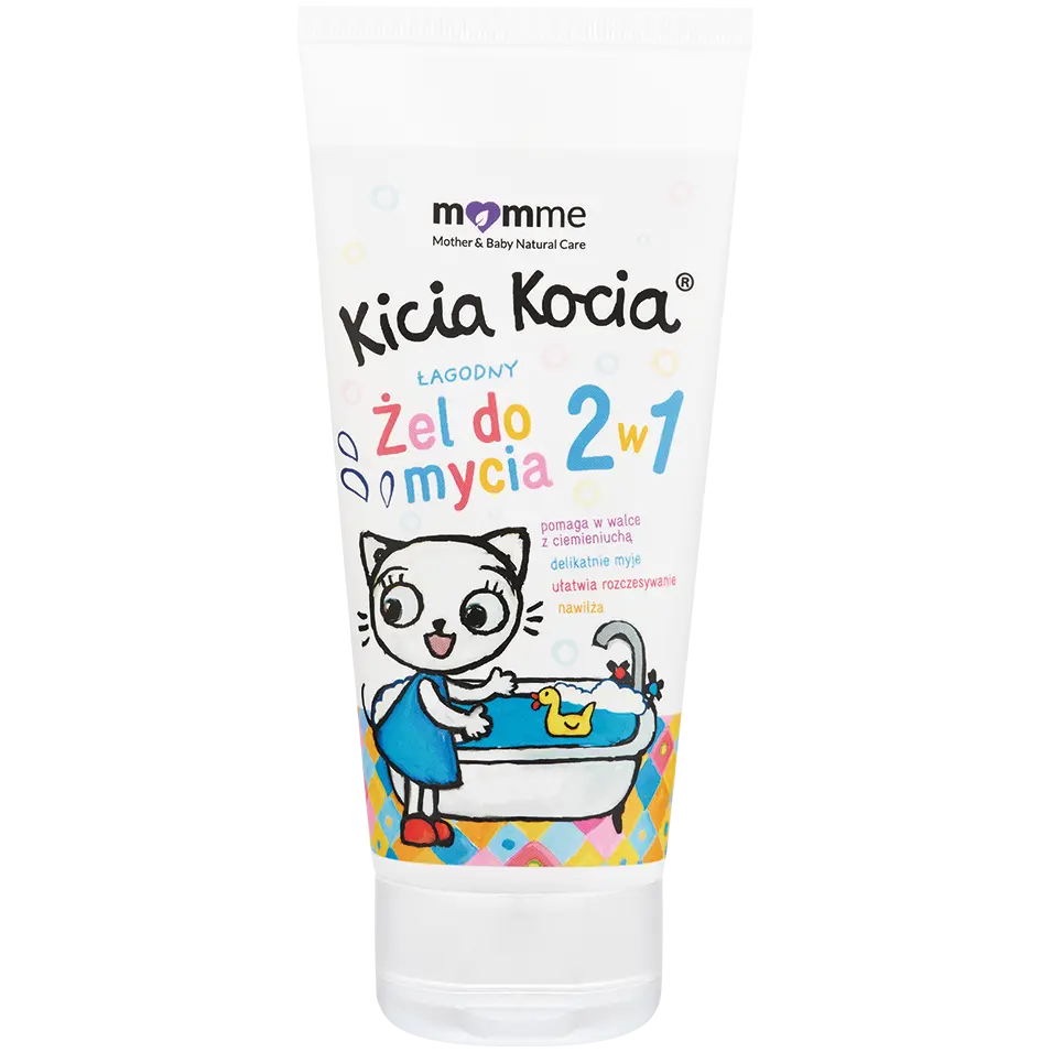 

Momme Kicia Kocia мягкий гель для стирки 2в1 для детей, 200 мл