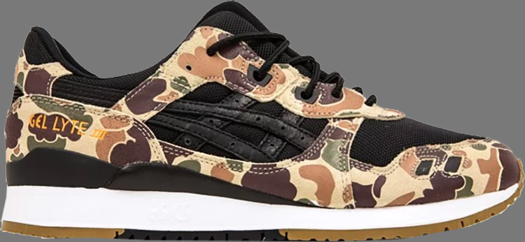 Кроссовки atmos x gel lyte iii 'duck camo' Asics, многоцветный кроссовки atmos x gel lyte 3 green tiger camo asics зеленый