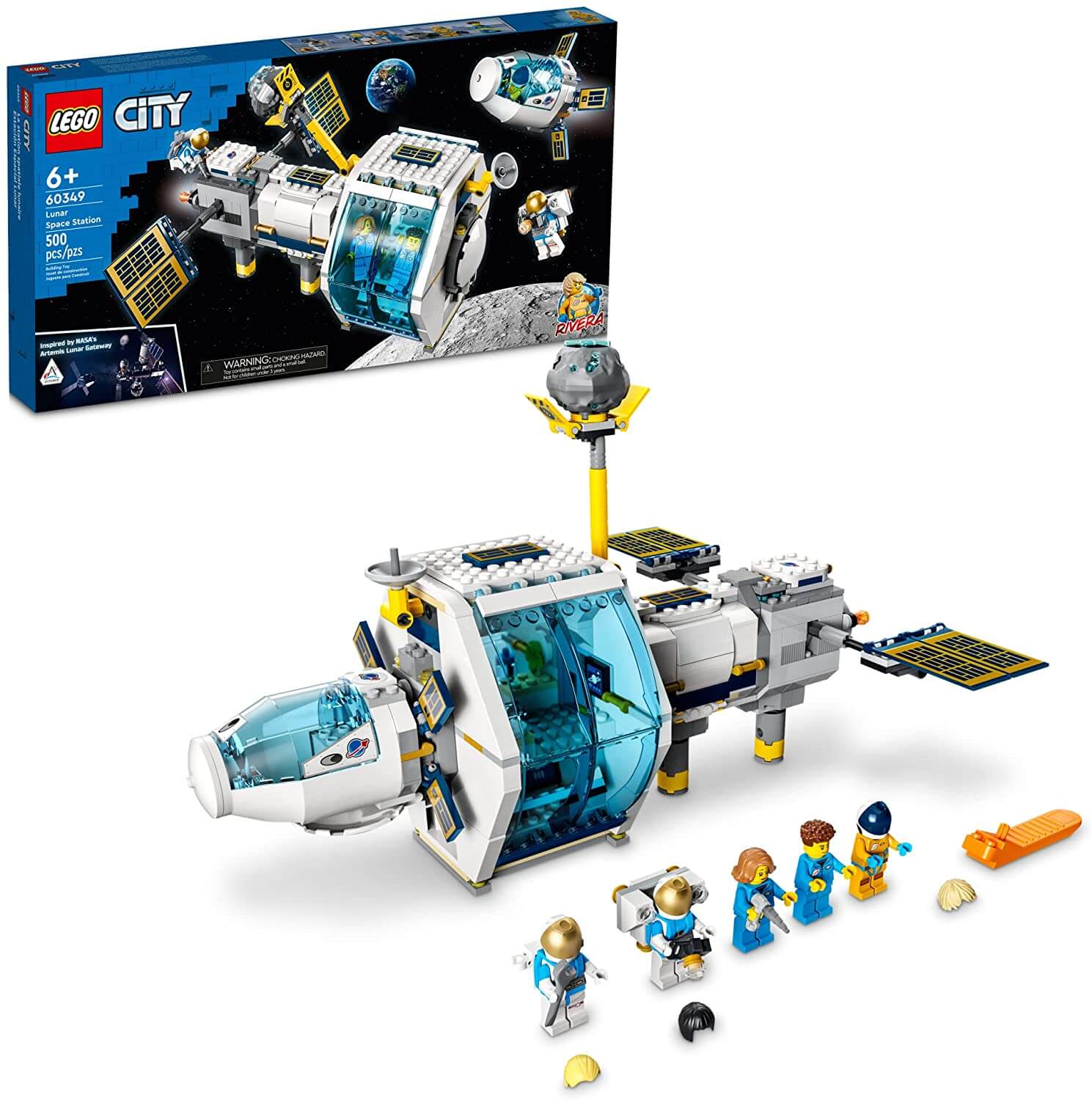 Конструктор LEGO City Space Port 60349 Лунная космическая станция конструктор lego city space port лунная научная база с 7лет