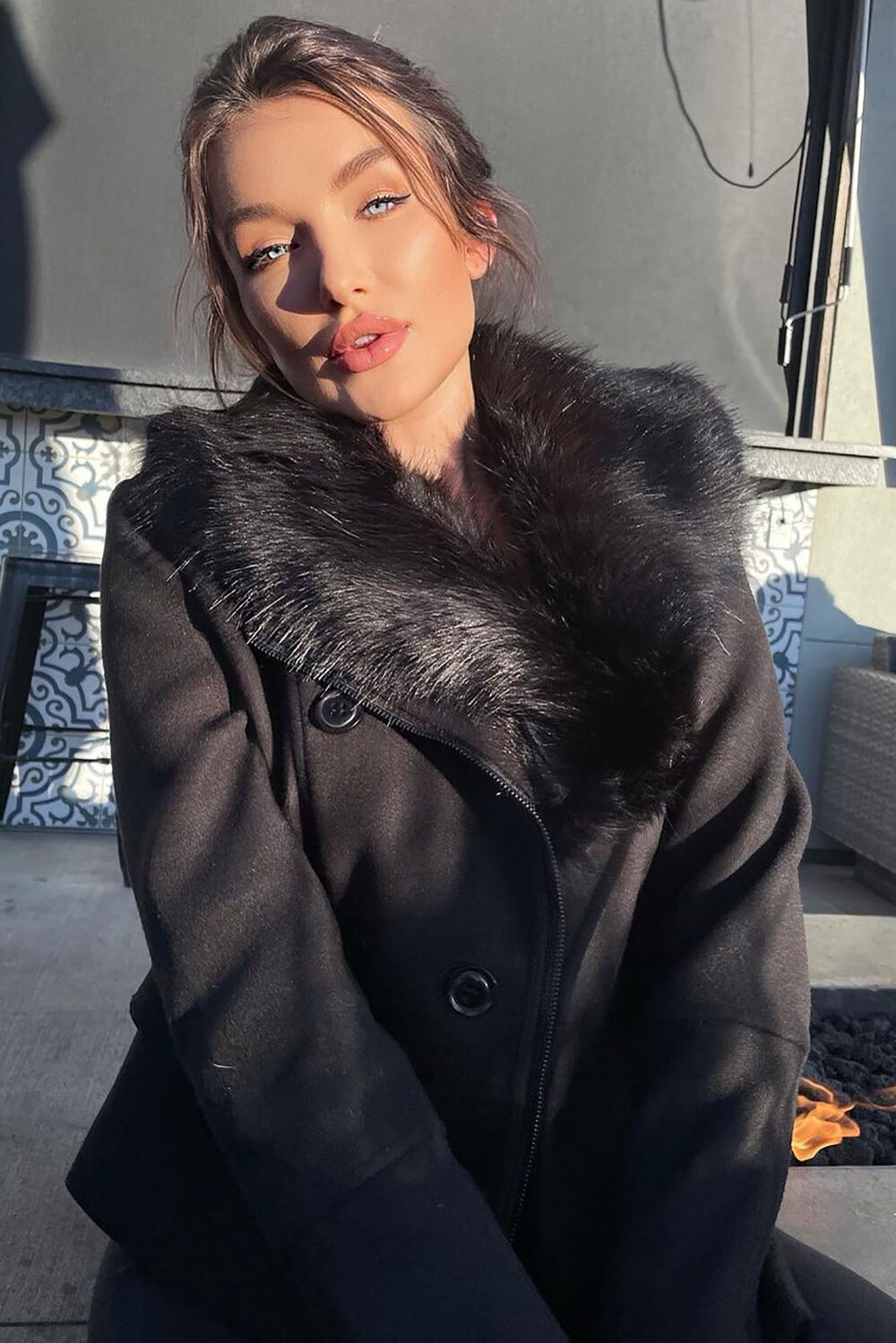 

Куртка Fashion Nova DWJ002B, черный