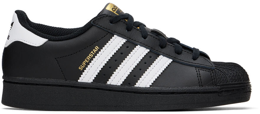 

Детские черные кроссовки Superstar adidas Kids