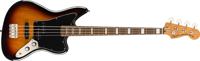 Бас-гитара Classic Vibe Jaguar, накладка на гриф Laurel, 3 цвета Sunburst Squier Vibe Jaguar Bass Bass Guitars 0374560500 - фото