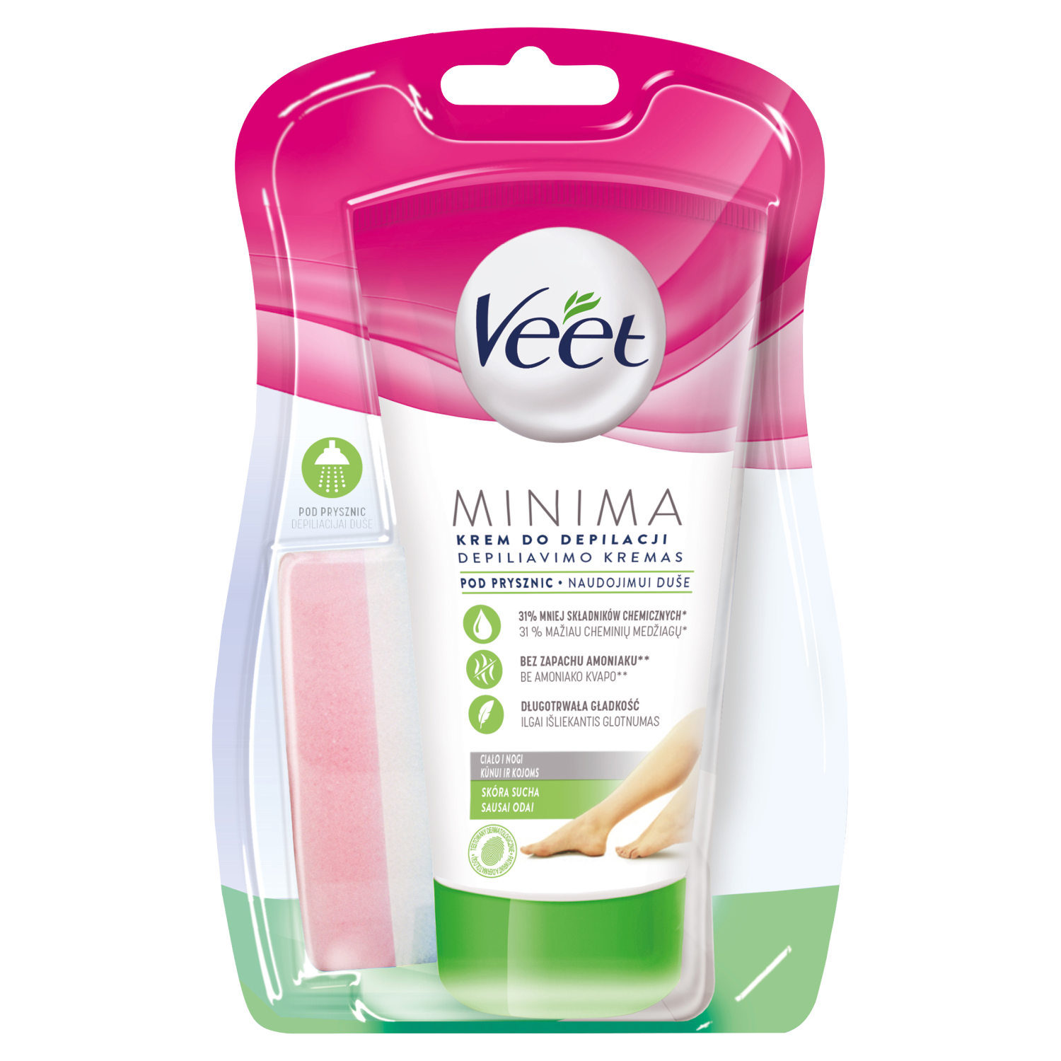 Veet Silky Fresh крем для депиляции для сухой кожи в душе, 135 мл - фото