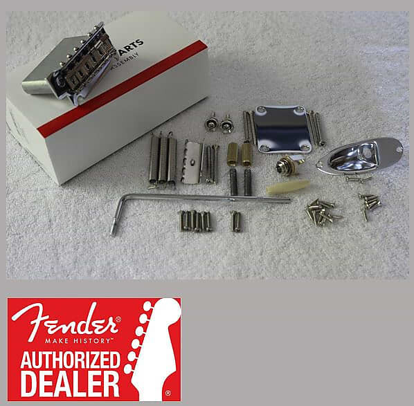 

Fender Deluxe Series 2-точечная хромированная фурнитура для корпуса Stratocaster Strat 099-2079-000