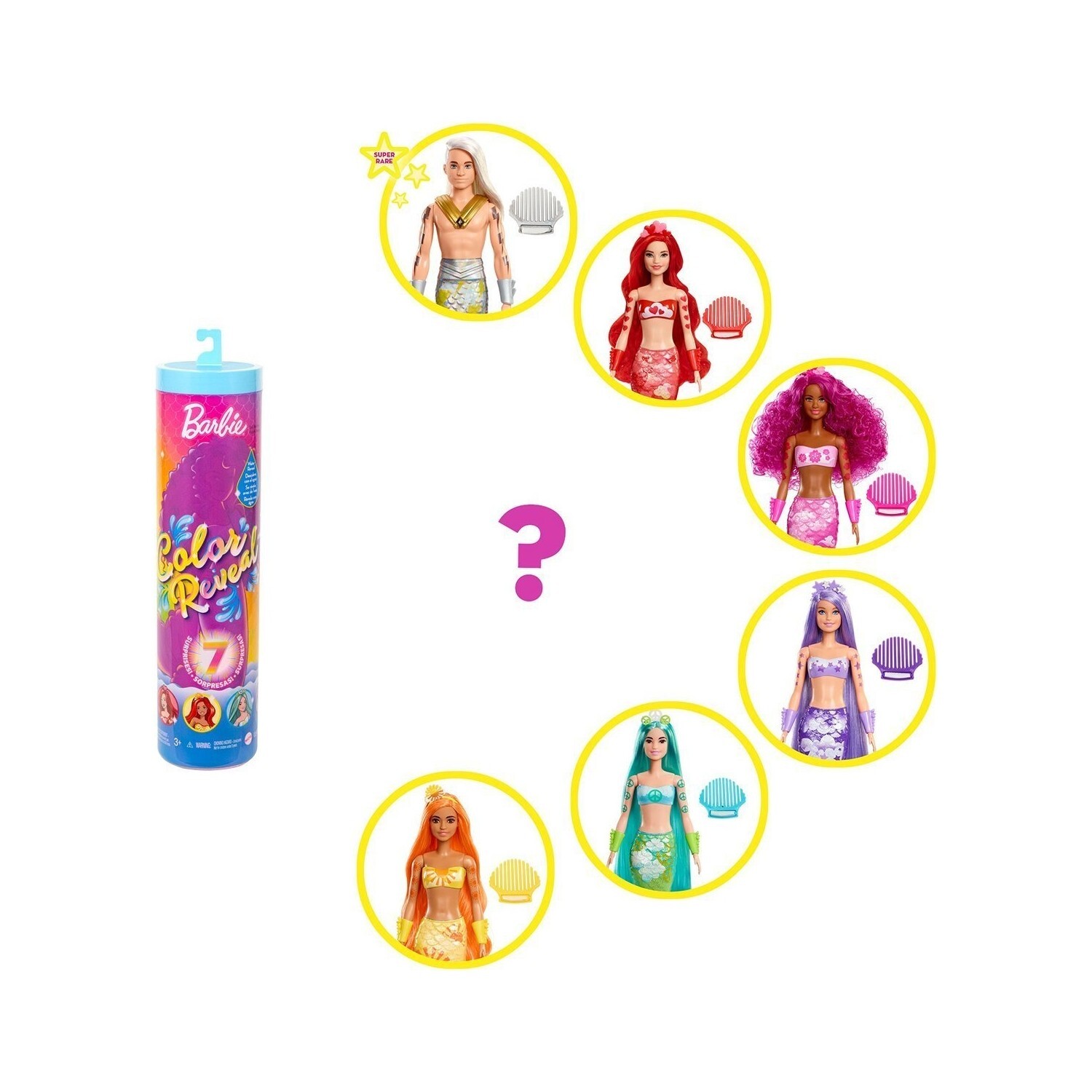

Кукла Barbie Радуга HDN68