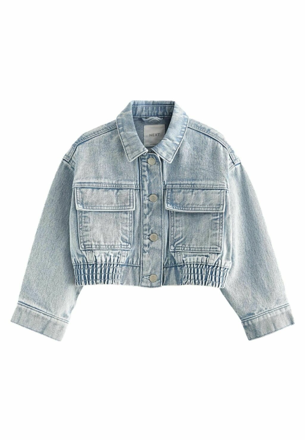 

Джинсовая куртка CROP REGULAR FIT Next, цвет bleach wash
