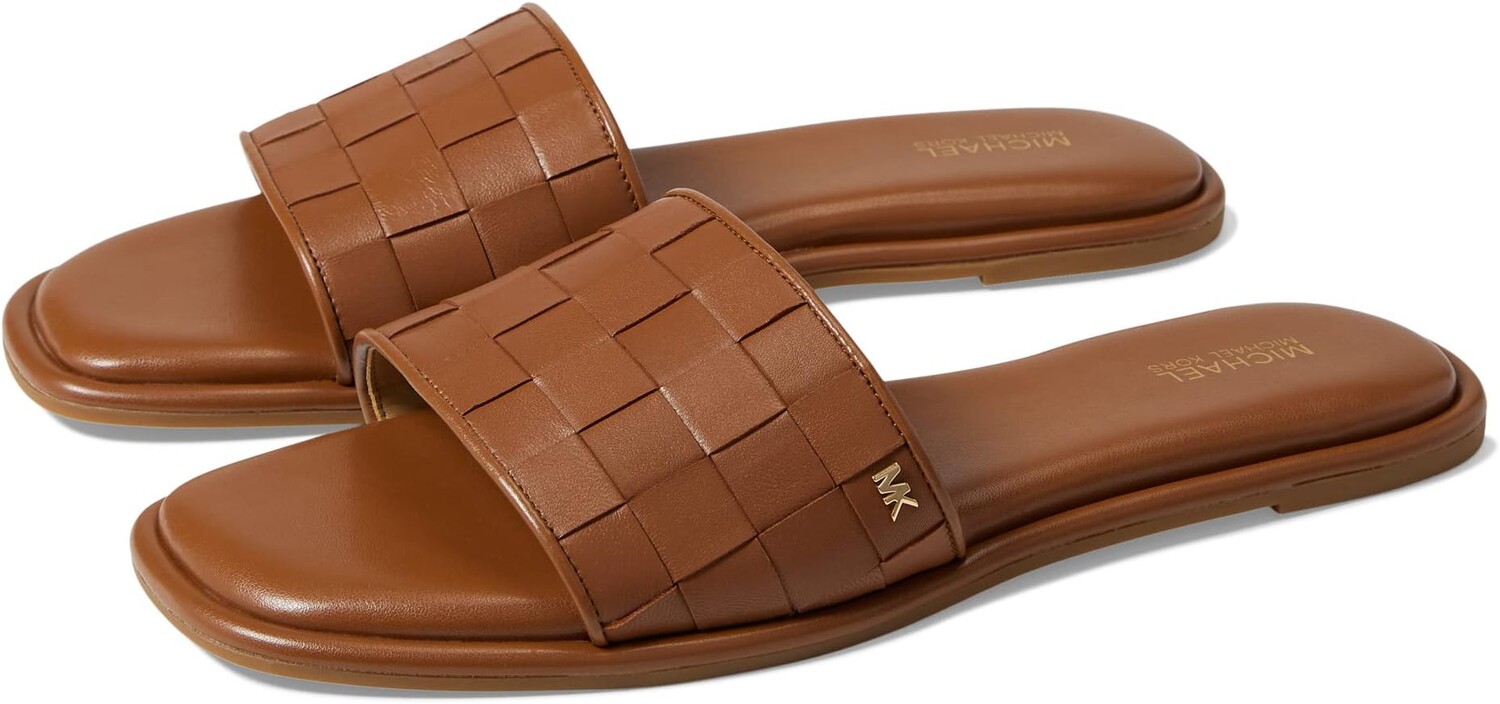 

Сандалии на плоской подошве Hayworth Slide MICHAEL Michael Kors, цвет Luggage 1