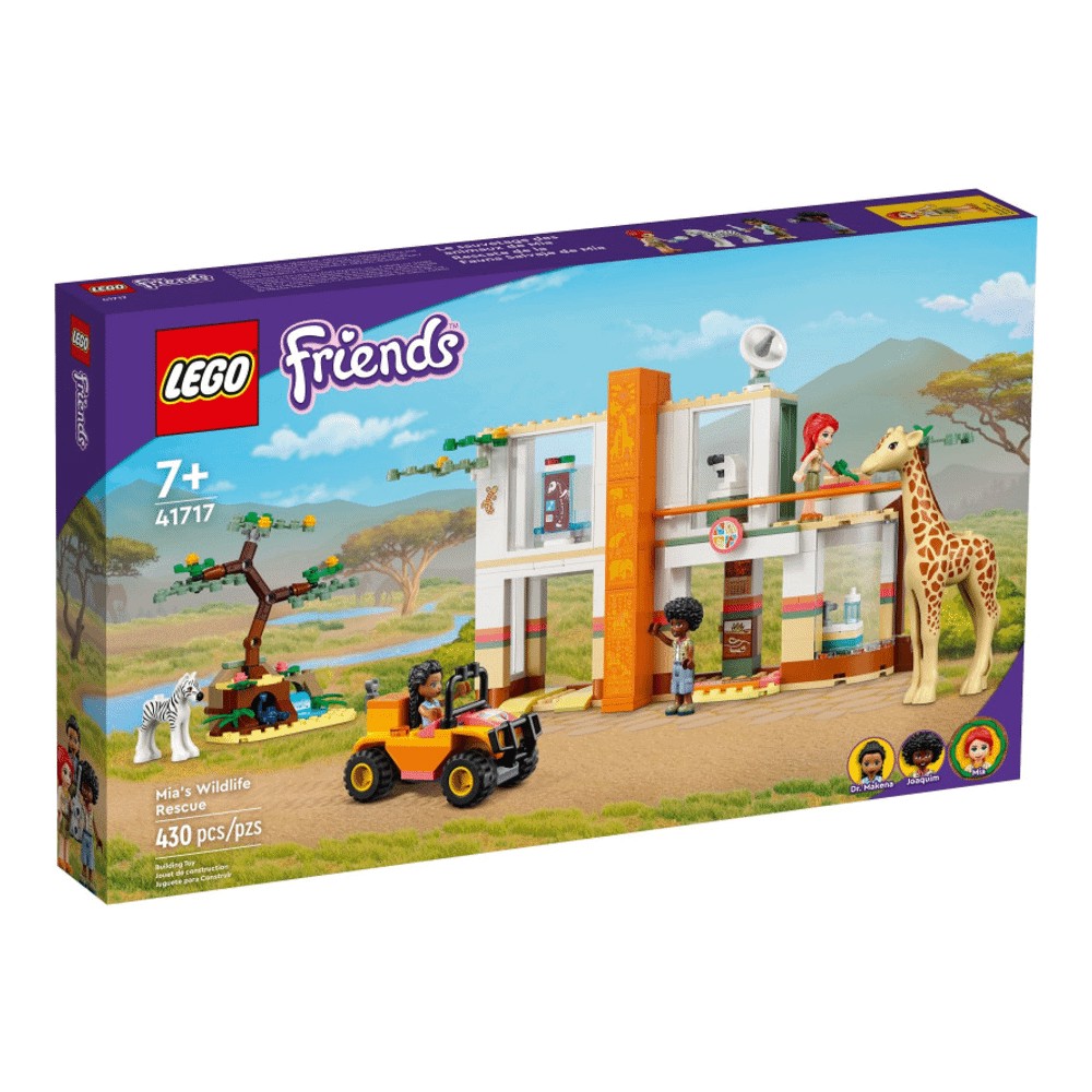 Конструктор LEGO Friends 41717 Спасательная станция Мии для диких зверей lego 41717 mia s wildlife rescue