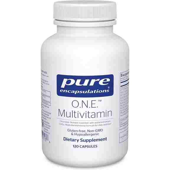 Мультивитамины Pure Encapsulations O.N.E. Multivitamin, 120 капсул витамины антиоксиданты минералы awochactive витамин к2