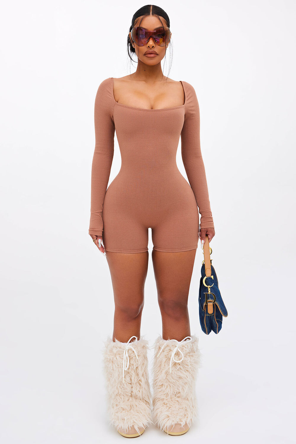 

Комбинезон Fashion Nova ZDJ2339S, нюд
