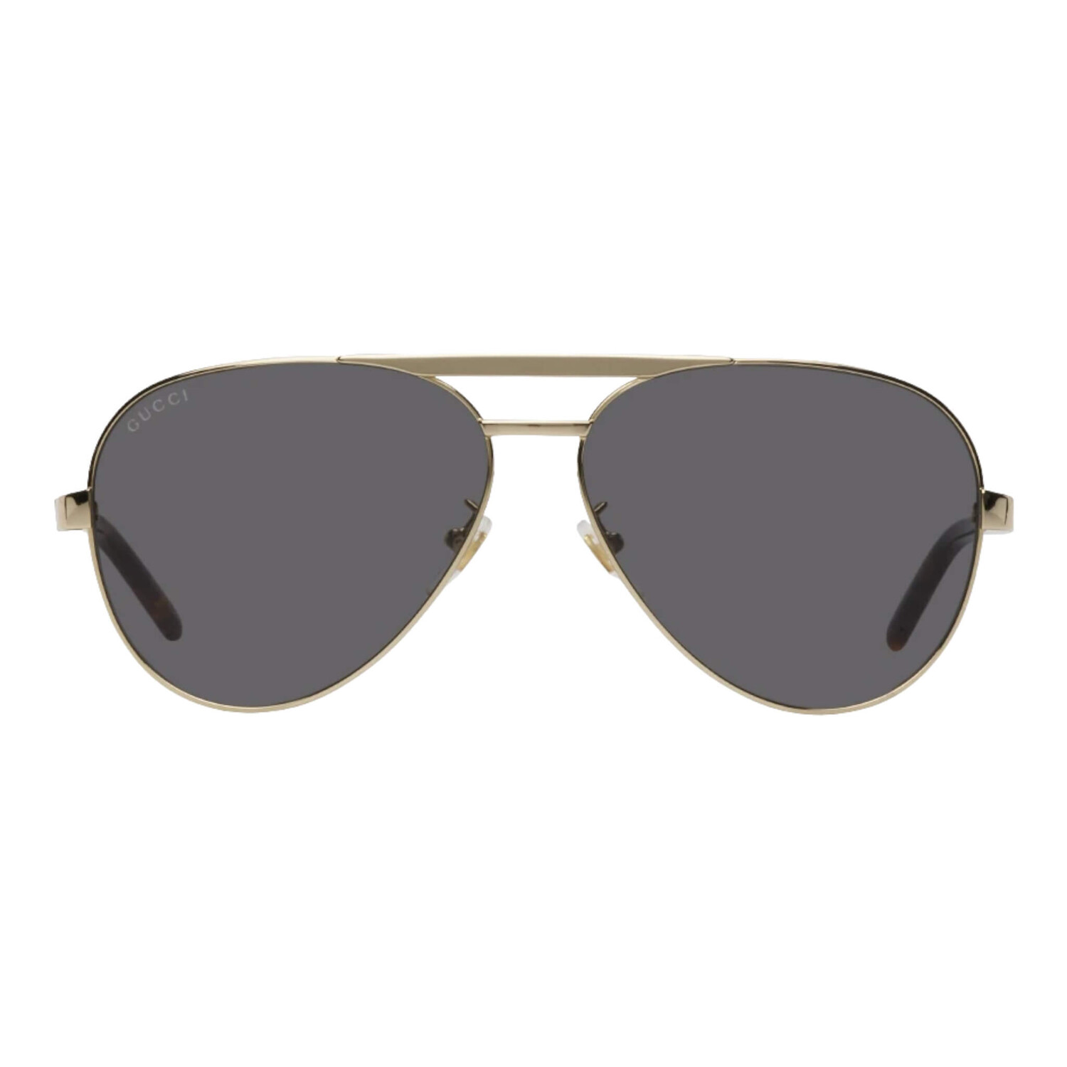 

Солнцезащитные очки Gucci Aviator, золотой/серый
