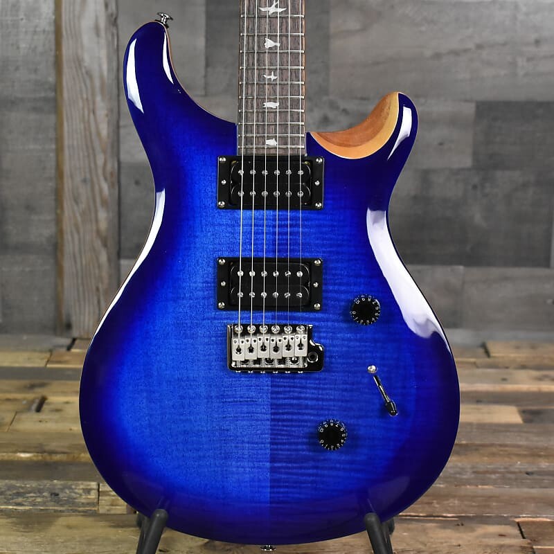 

Paul Reed Smith SE Custom 24 - Faded Blue Burst с сумкой для переноски, серийный номер: 0008 PRS Paul Reed Smith SE 24 - Faded Burst with Gig Bag SN:0008