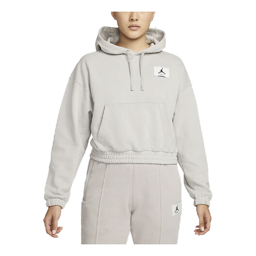 

Толстовка Jordan Essentials Casual Sports Loose Short Mineral Gray, Серый