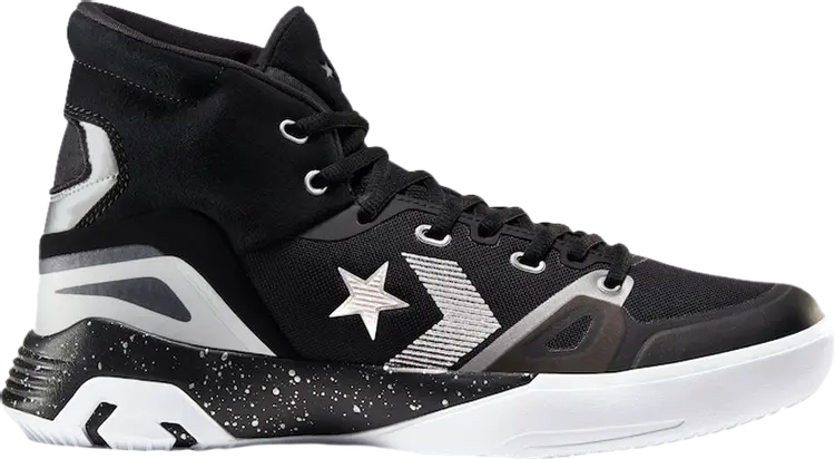 

Кроссовки Converse G4 High Black Pure Silver, черный