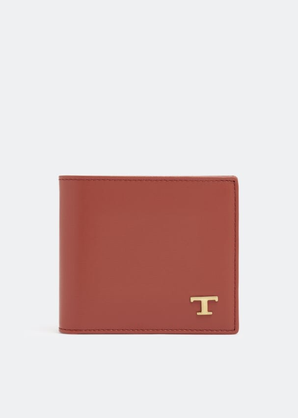 

Кошелек TOD'S T Timeless wallet, коричневый