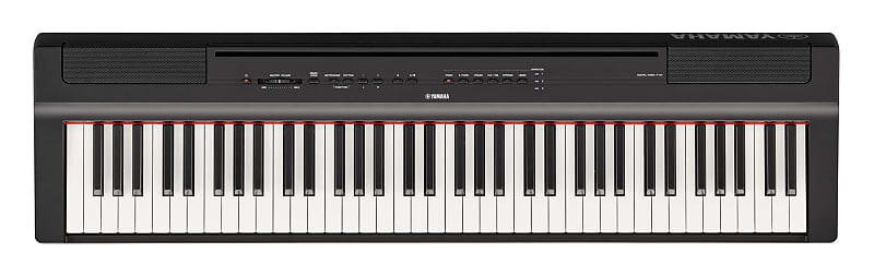 

Yamaha P-121 73-клавишное цифровое пианино с динамиками — черное P121B