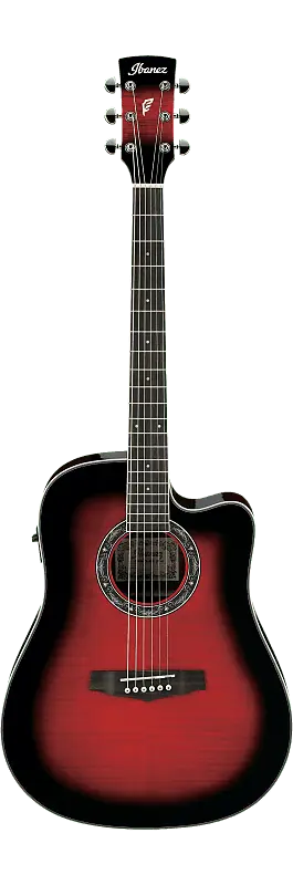 

НОВАЯ Акустическая гитара Ibanez PF28ECE-TRS - Прозрачный красный солнечный свет PF28ECE-TRS Acoustic Electric Guitar