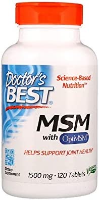 Набор добавок МСМ Doctor&apos;s Best, 4 упаковки, 120 таблеток