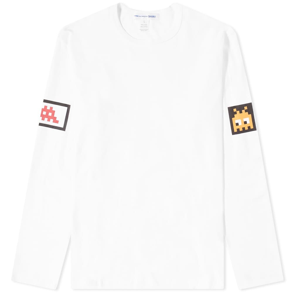 

Футболка Comme des Garçons SHIRT Long Sleeve Invader Graphic Tee