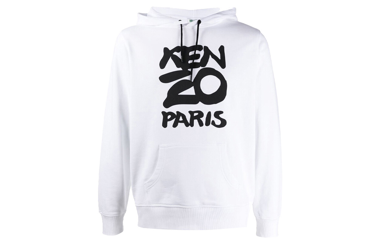 

Толстовка с логотипом Letter, мужская, белая Kenzo, белый