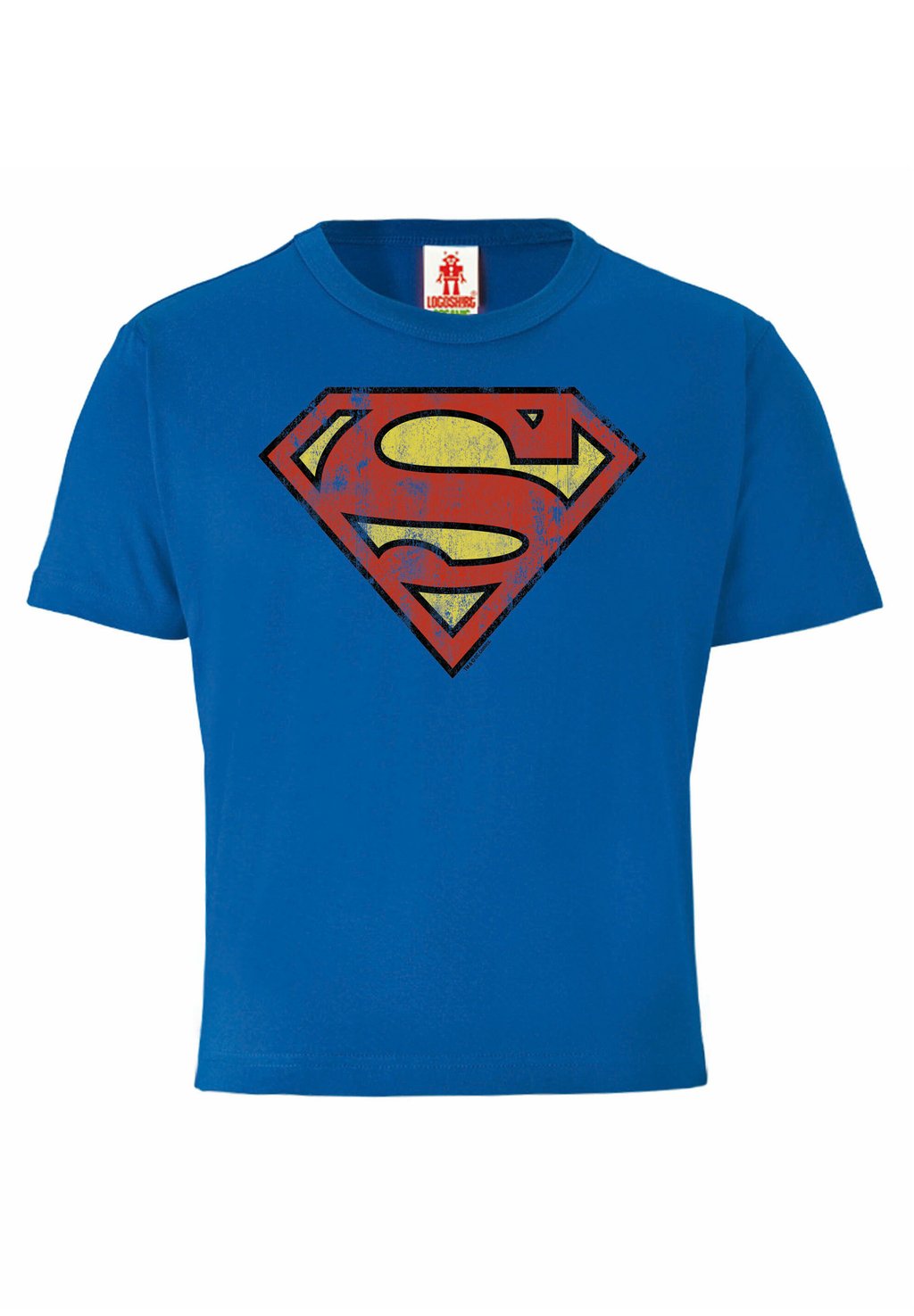 SUPERMAN Dc Comics LOGOSHIRT, синий мягкая игрушка neca dc comics – superman 20 см