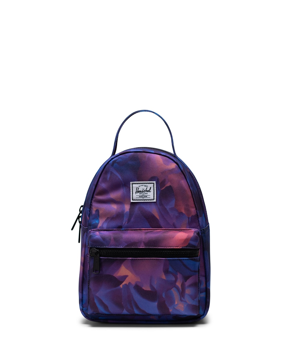 женский рюкзак из разноцветной ткани с магнитными застежками herschel мультиколор Женский рюкзак из разноцветной ткани на молнии Herschel, мультиколор