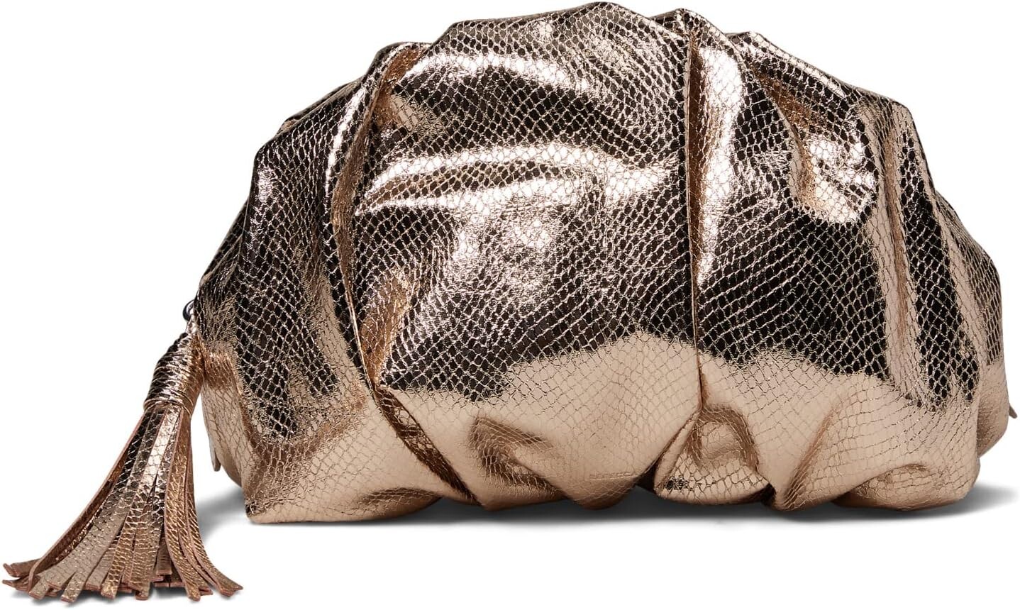 

Клатч со сборками Rebecca Minkoff, цвет Rose Gold